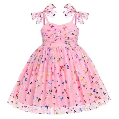 IBTOM CASTLE Toddler Flower Backless Tutu Dress for Girls Party & Cake Smash Birthday
