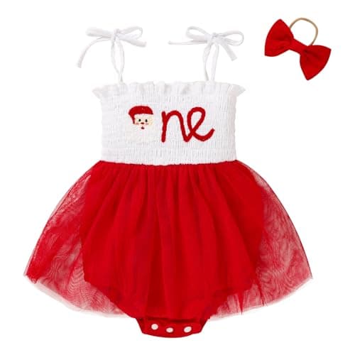 TITKKOP Baby Girl 1st Birthday Tulle Romper Sleeveless Bodysuit Cake Smash Outfits