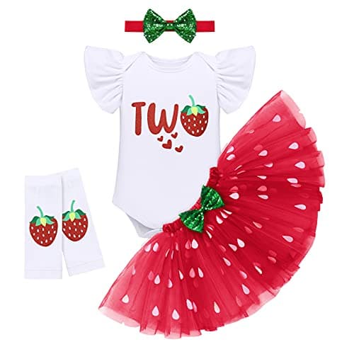 Fruit Theme 1st 2nd Birthday Party Outfit for Baby Girls