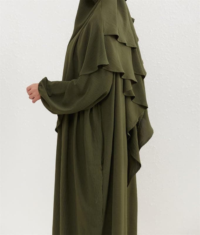 Women's Muslim Prayer Dress with Hijab