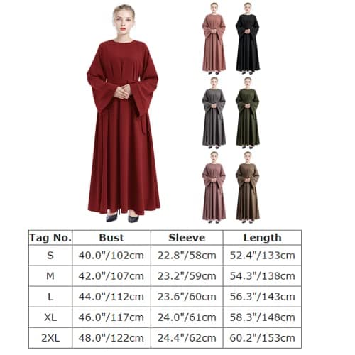 Refined Title: ODASDO Abaya Dress for Muslim Women