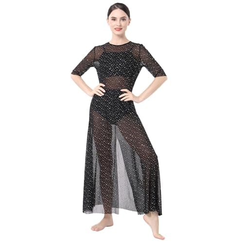 ODASDO 3pcs Women's Lyrical Dance Outfit