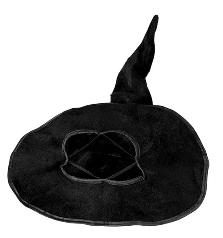 Adult Black Witch Hat for Women - Halloween Costume Accessory