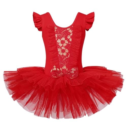 BAOHULU Girls' Ballet Dance Tutu Leotard 3-8 Years