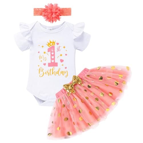 Viworld Baby Girl 1st Birthday Outfit