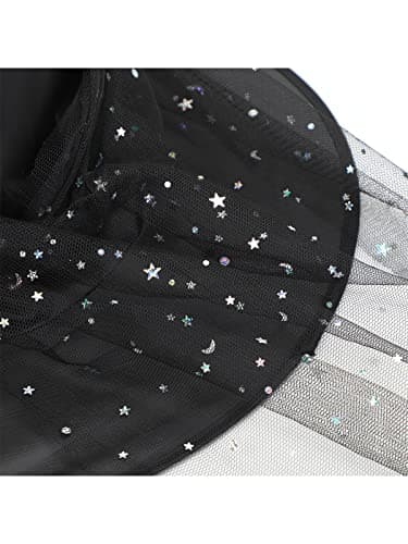 Century Star Kids Witch Hat - Halloween Lace Hat for Girls Youth Teens Cosplay