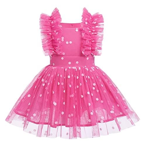 Newborn Infant Baby Girl Birthday Party Dress Romper