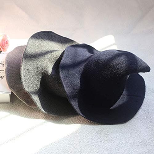 Plenmor Foldable Wool Knit Witch Hat