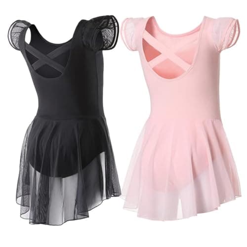 Girls' Ballet Leotards with Skirt