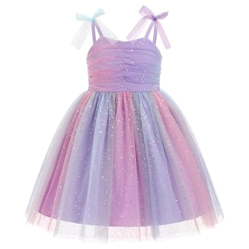 IBTOM CASTLE Toddler Flower Backless Tutu Dress for Girls Party & Cake Smash Birthday