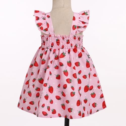 ODASDO Princess Bowknot Dress for Toddler Girls Weddings Summer Casual