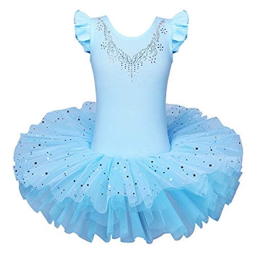 Ballet Leotards with Full Skirt for Girls