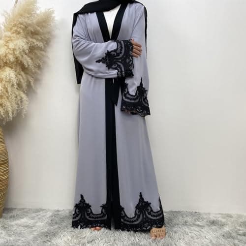 AFAVOM Women's Embroidered Turkey Abaya Dress