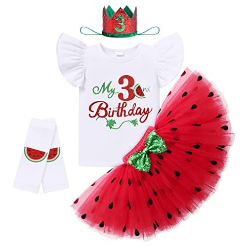 Fruit Theme 1st 2nd Birthday Party Outfit for Baby Girls