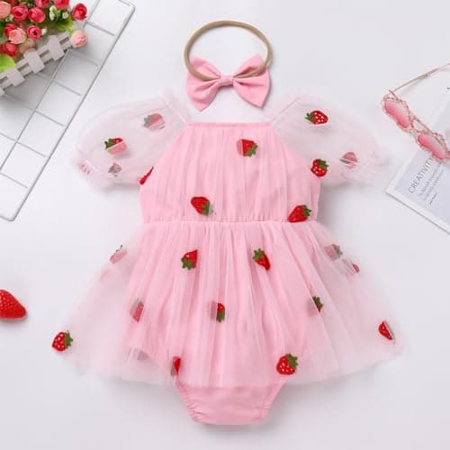 Baby Girl 1st Birthday Party Dress Outfit
