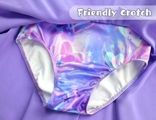 Nokecina Girls' Sparkle Ballet Leotard with Skirt & Dance Dress