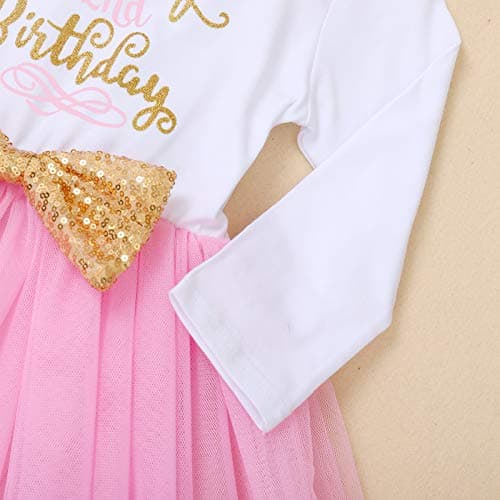 ODASDO Baby Girls Toddler Kids Birthday Party Dresses