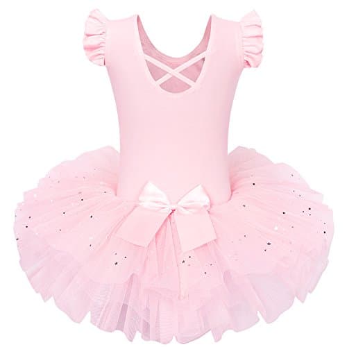 Ballet Leotards with Full Skirt for Girls