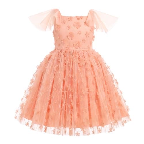 Girl's 3D Flower Princess Tutu Dress
