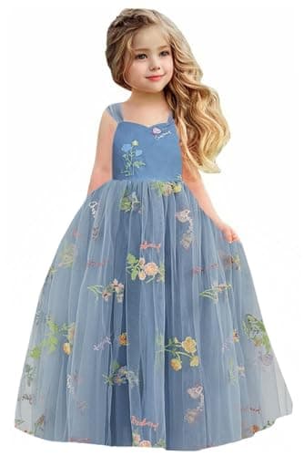 2Bunnies Girl Enchanted Floral Lace A-Line Garden Party Dress