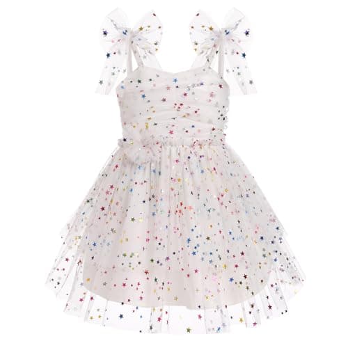 IBTOM CASTLE Toddler Flower Backless Tutu Dress for Girls Party & Cake Smash Birthday