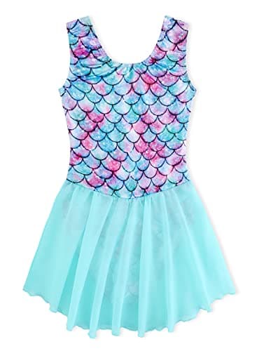 Sparkly Snowflake Tutu Leotard for Toddlers Dance and Gymnastics