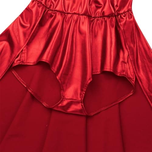 ODASDO Women Trapeze Artist Circus Costume Metallic Jumpsuit