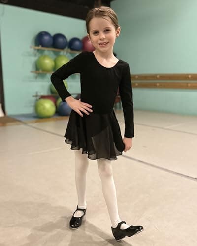 Stelle Long Sleeve Ballet Leotards with Skirt for Girls (Toddler/Big Kid)