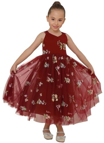2Bunnies Girl Enchanted Floral Lace A-Line Garden Party Dress