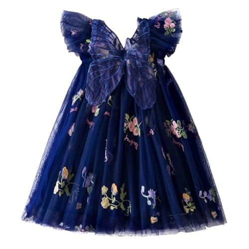 TTYAOVO Toddler Girl Tulle Dress for BirthdayParty