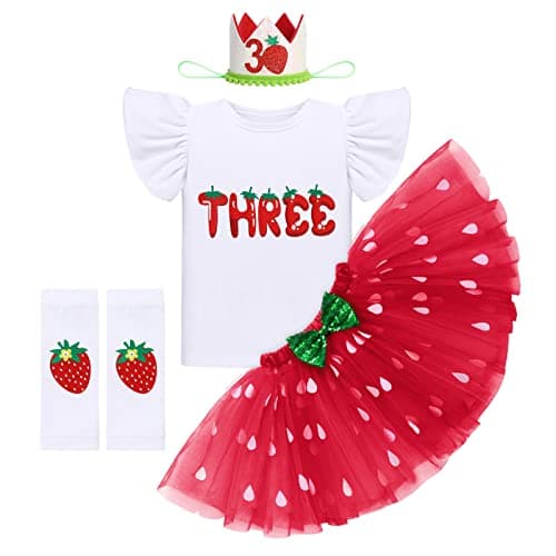 Fruit Theme 1st 2nd Birthday Party Outfit for Baby Girls