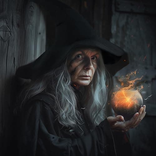 Black Witch Hat for Adults: Halloween Sorcerer Accessories