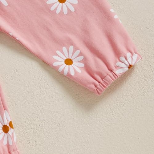 Cevoerf Baby Girl Daisy Theme Birthday Outfit Set