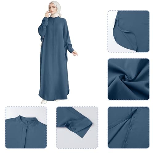 FYMNSI Modest Maxi Abaya Robe for Women Islamic Dress