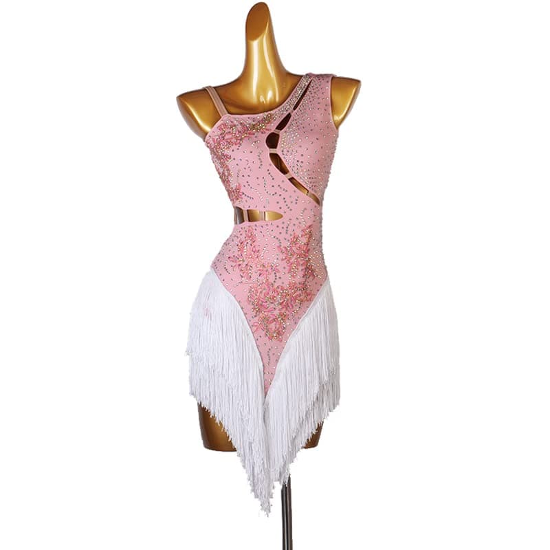 Professional Women's Fringe Latin Dance Dresses for Cha Cha, Tango, Ballroom Competitions
