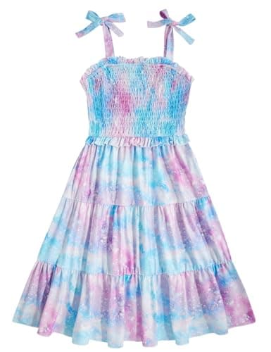Kids4ever Girls Tiered Sundress with Pockets Summer Beachinte