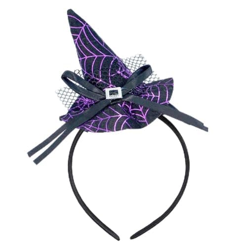CHILTINA Halloween Witch Hat Hairband Cosplay Accessory