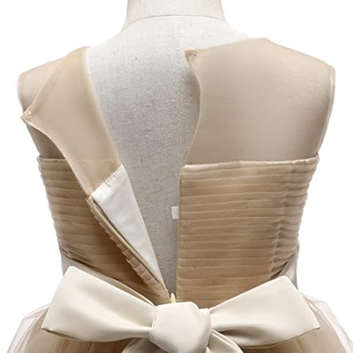 Glamulice Long A-Line Maxi Flower Girl Holiday Dress