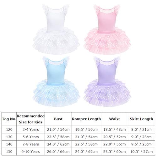 Girls' Dance Leotard with Tutu Skirt - Classic Ballet Dress