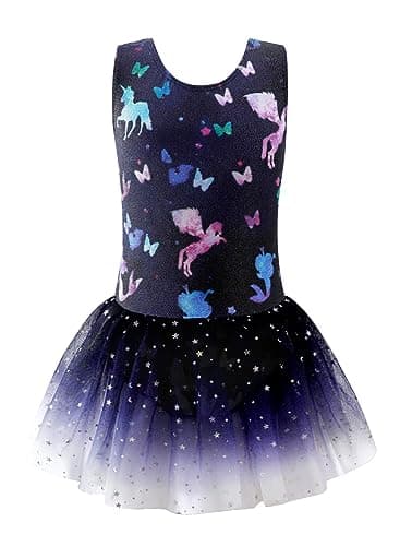 Sparkly Snowflake Tutu Leotard for Toddlers Dance and Gymnastics
