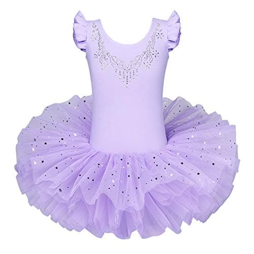 Ballet Leotards with Full Skirt for Girls