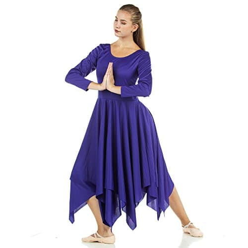Danzcue Women's Long Sleeve Dance Dress for Spirit Celebration