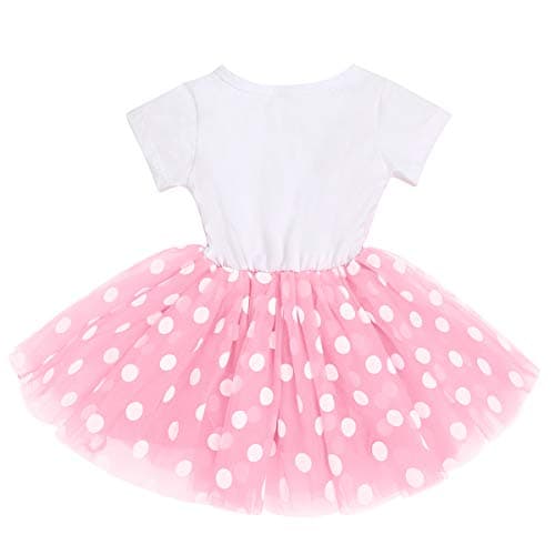 IBTOM CASTLE Polka Dots Sequin Tutu Dress for Baby Girls BirthdayCake Smash Photo Shoot