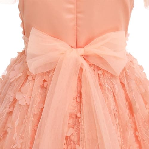Girl's 3D Flower Princess Tutu Dress
