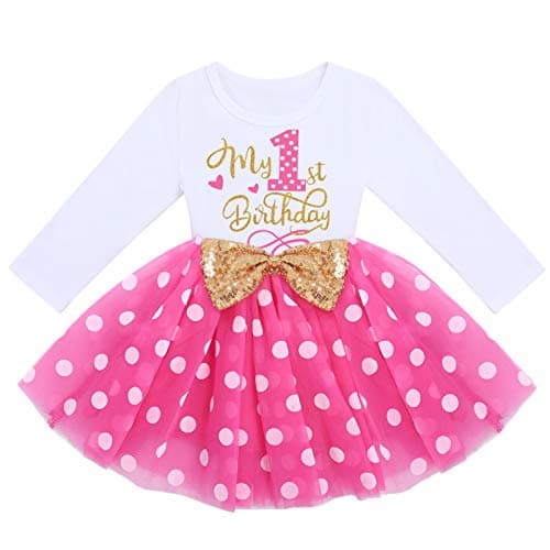 ODASDO Baby Girls Toddler Kids Birthday Party Dresses
