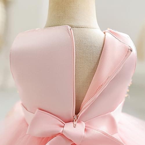 Miipat Baby Girl Sequins Princess Wedding Dress 12M-4Y