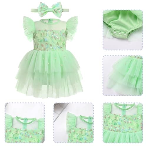 Newborn Princess Tutu Romper Dress for Baby Girls 0-24 Months