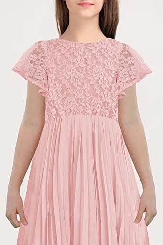 Elegant Vintage Lace Flower Girl Dress