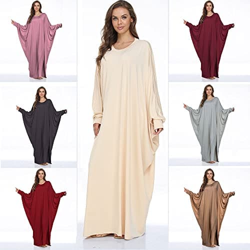 Women's Prayer Dress - Muslim Abaya Maxi Kaftan