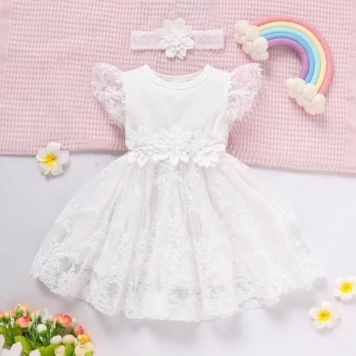 GRNSHTS Toddler Girls Summer Sleeveless Ruffle Floral Dress